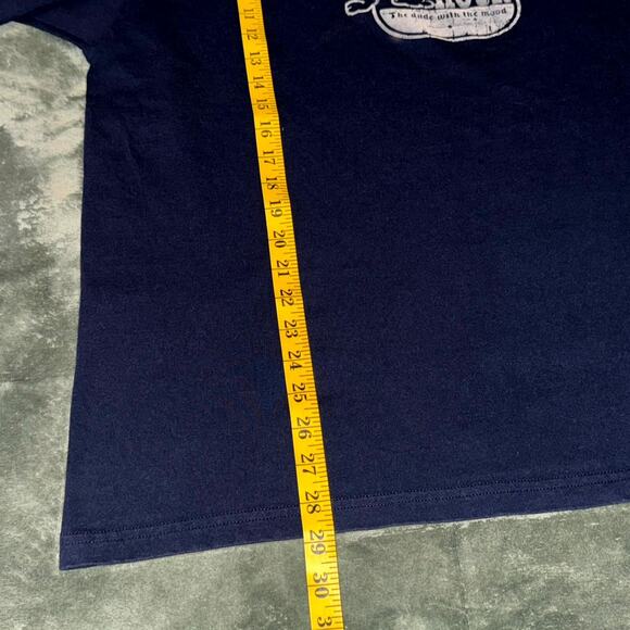 The Disney Store Grumpy's Happy Hour T-Shirt Men's XL Navy Blue Short Sleeve VTG - Picture 5 of 7